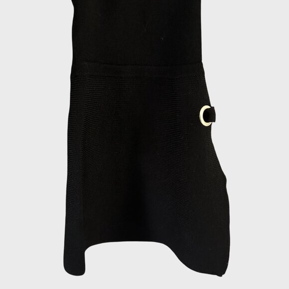 Cable & Gauge Open-Front Cardigan Sweater Black Women's Size Small New - Picture 7 of 13